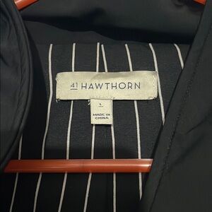 41 Hawthorn Black and White Trench Coat